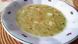 Krupičková polévka