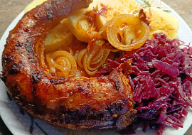 Pečený krůtí krk v marinádě