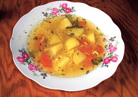 Staročeská skleněná polévka