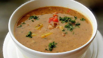 Zeleninová polévka zahuštěná