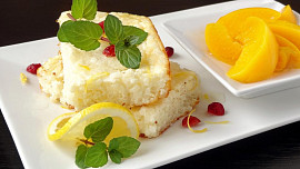 Citronový rýžový nákyp