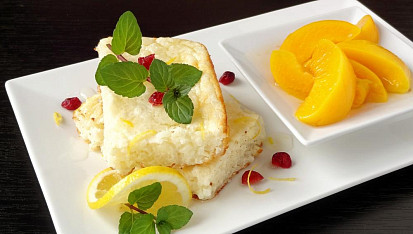 Citronový rýžový nákyp