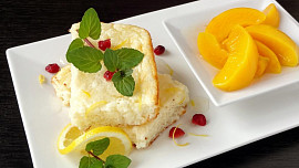 Citronový rýžový nákyp