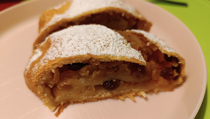 Jablečný závin bez kynutí