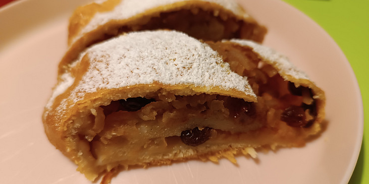 Jablečný závin bez kynutí