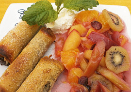 Křupavé rolky z toustového chleba