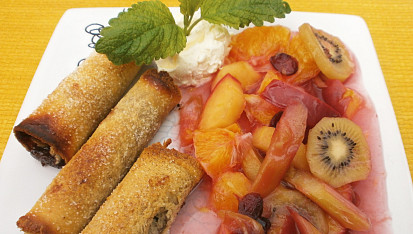 Křupavé rolky z toustového chleba