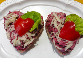 Pomazánka z červené řepy pro zamilované