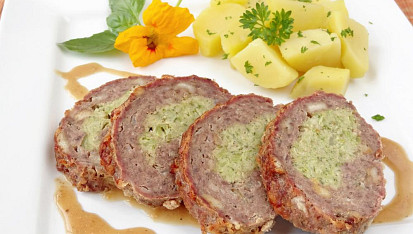 Sekaná plněná brokolicí