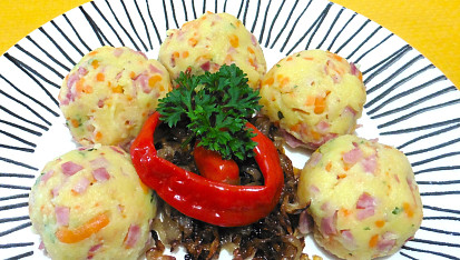 Veselé bramborové knedlíky