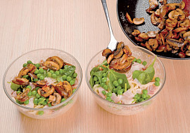 Zapékaná těstovinová hnízda