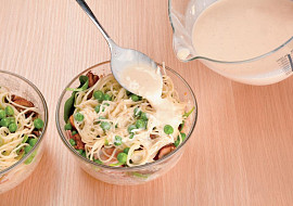 Zapékaná těstovinová hnízda