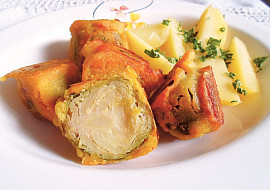 Kapustičky smažené v Hrašce