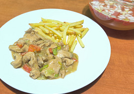 Majonézové kuřecí nudličky