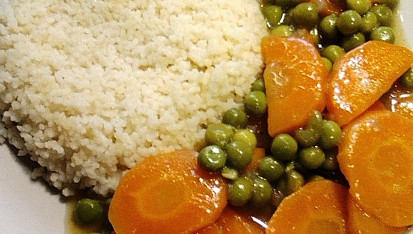 Mrkev dušená s hráškem