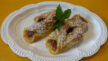 Šátečky s hruškovými povidly