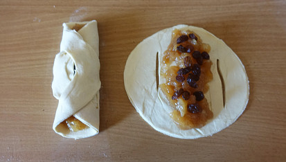 Šátečky s hruškovými povidly