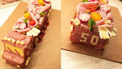 Slaný dort - kamion