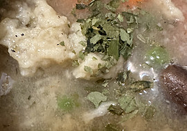 Houbovka s bramborovými noky (Houbová ♥️ s noky)