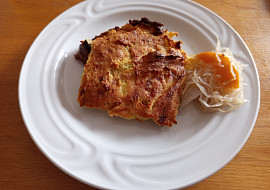 Pečený kostrbáč z vařených brambor