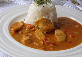 Kuře na paprice s kapiemi