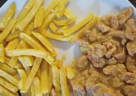 Kuřecí nudličky na celeru (Kuřecí kousky na celeru)