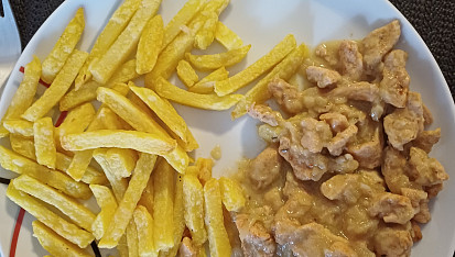 Kuřecí nudličky na celeru, Kuřecí kousky na celeru