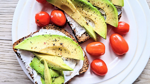 Snídaně s avokádem (vhodná pro diabetiky)