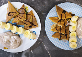 Chutné vafle (Když chtějí děti vafle, ale není na čem udělat postačí i toustovač)