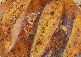 Domácí kmínový chleba