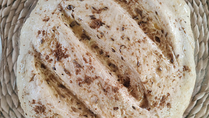 Domácí kmínový chleba