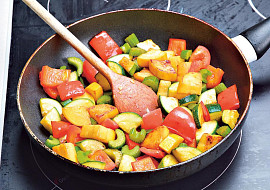 Krůtí kostky v bulguru