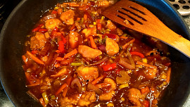 Sladkokyselé kuře po asijsku