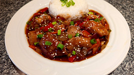 Sladkokyselé kuře po asijsku