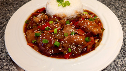 Sladkokyselé kuře po asijsku