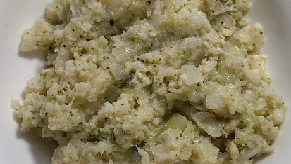 Květák jako mozeček s bylinkami