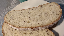 Lněný chleba s omládkem