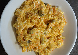 Tvarohová pomazánka s mrkví - „Falešná treska“