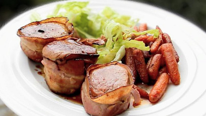 Vepřová panenka s česnekem, zázvorem a hebkou bramborovou kaší