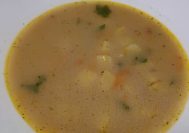 Drožďová polévka s pohankou