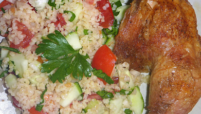 Hrníčkový salát Tabbouleh