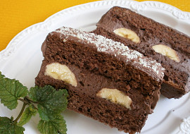 Kakaové banánové řezy