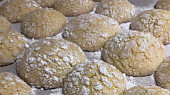 Pomerančové crinkles sušenky