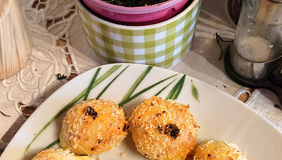 Sýrové kuličky k pohoštění