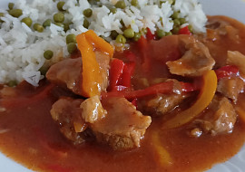 Vepřové  maso pečené v leču