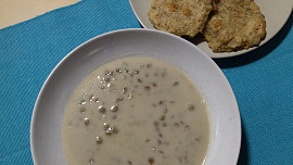 Čočková polévka s česnekem - jednoduchá