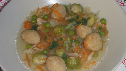 Drožďové knedlíčky - zavářka