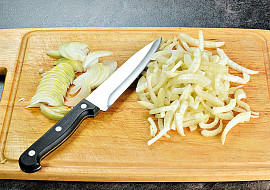 Hovězí roštěná s dušeným fenyklem