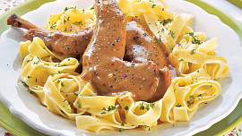 Králík s hořčičnou omáčkou