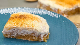 Nepečené jablečné řezy